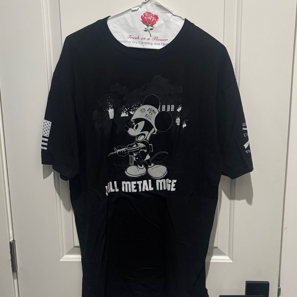 Grunt Style Black Full Metal Moe Tee